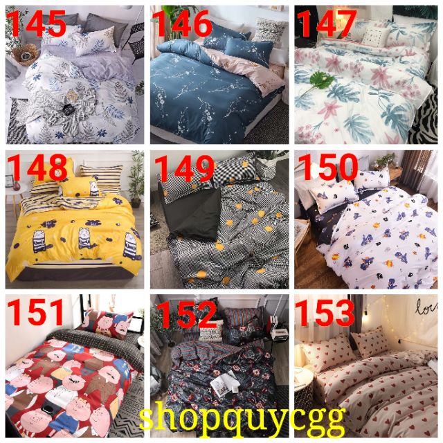 Bộ cotton poly nhập khẩu Chăn Phao, Trần hè. Mẫu mới bổ sung