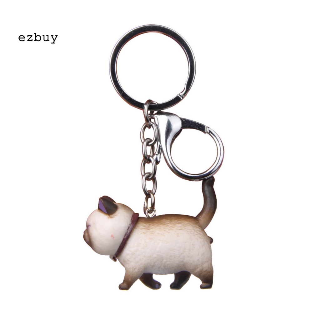 Móc Khóa Hình Mèo Chubby Mini Dễ Thương