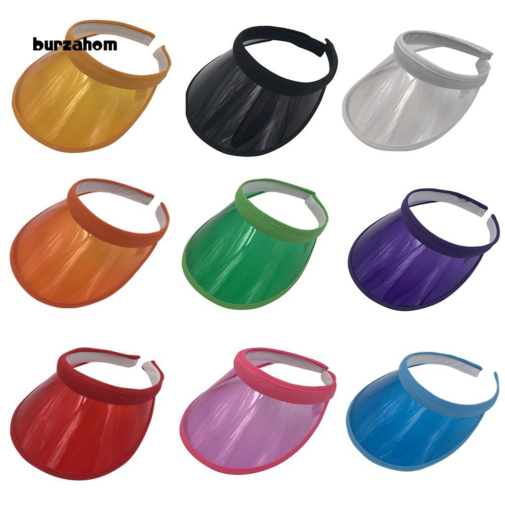 Mũ lưỡi trai hở chóp bằng nhựa PVC chống tia UV thoáng khí