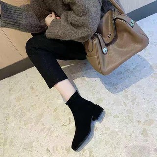 Bốt da lộn cổ ngắn hàng oder quảng châu