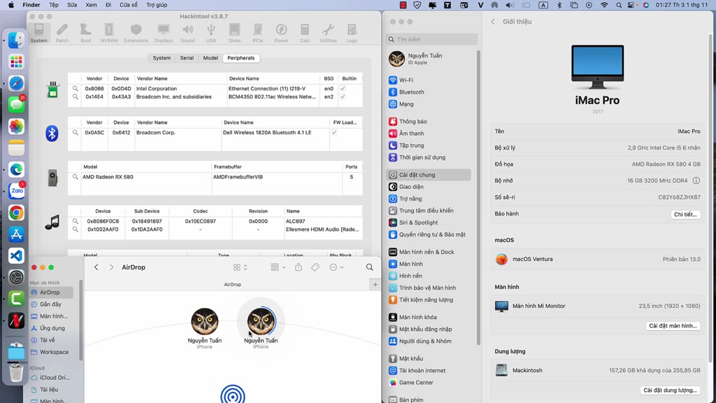 Card WiFi Laptop Broadcom BCM94350z DW1820A chuẩn M.2 / NGFF👨‍💻👨‍💻👨‍💻 | BigBuy360 - bigbuy360.vn