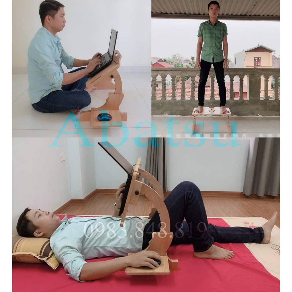 Bàn Học Bàn Để Laptop Gấp Đa Năng Thông Minh Abatsu