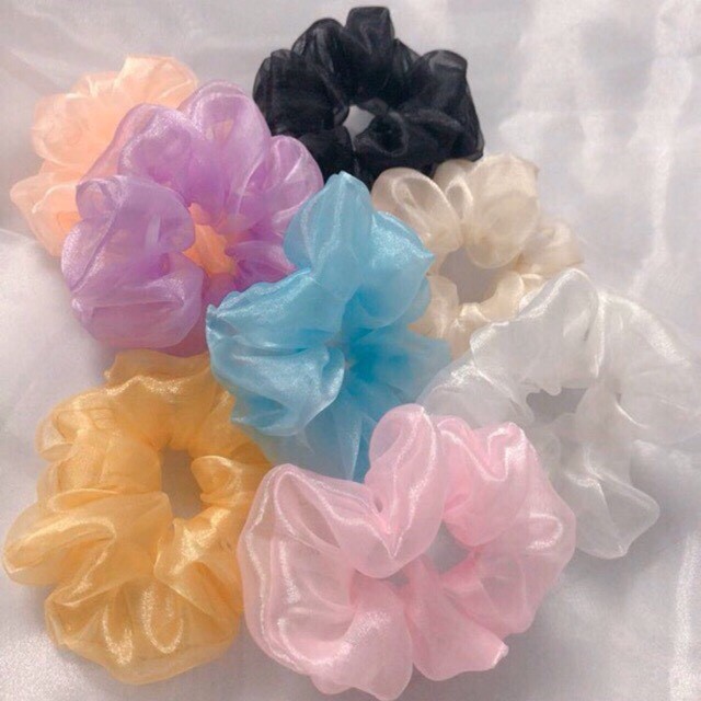 ❤️ HÀNG HOT ❤️ Chun buộc tóc scrunchies Hàn Quốc ( Giao ngẫu nhiên )