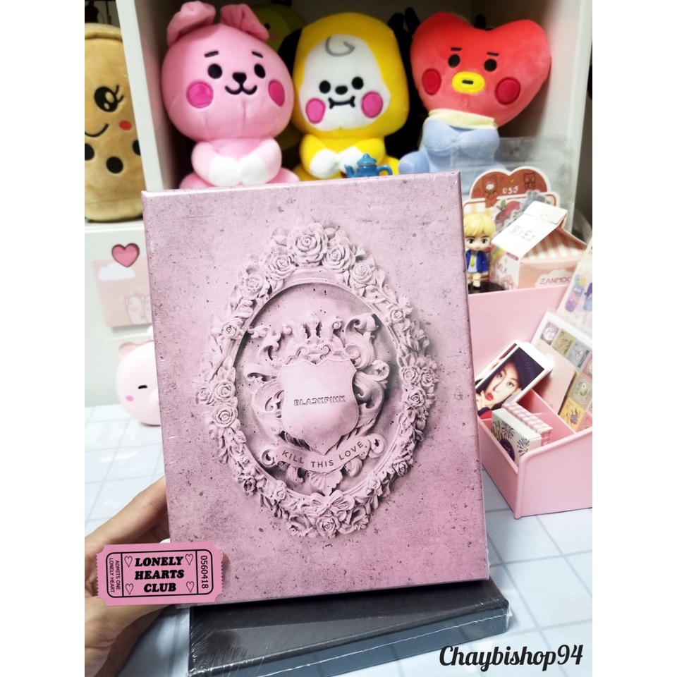 Hộp ảnh BLACKPINK Kill This Love (Nguyên seal tặng kèm top loader bảo vệ card)