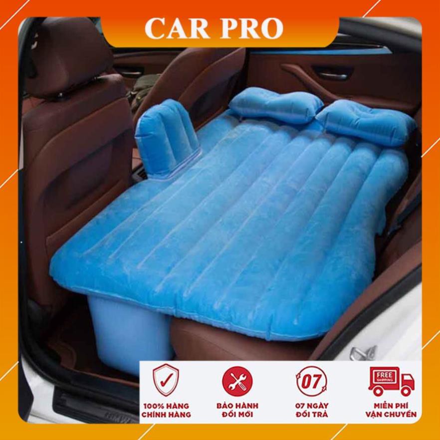 Đệm hơi cao cấp trên ô tô tặng kèm bơm điện và 2 gối - CAR PRO