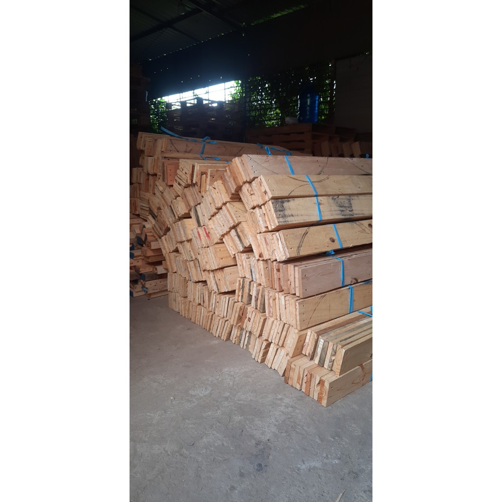 10 Thanh Pallet - Nan Pallet Trang Trí - Nẹp Gỗ Thông - Happy Home