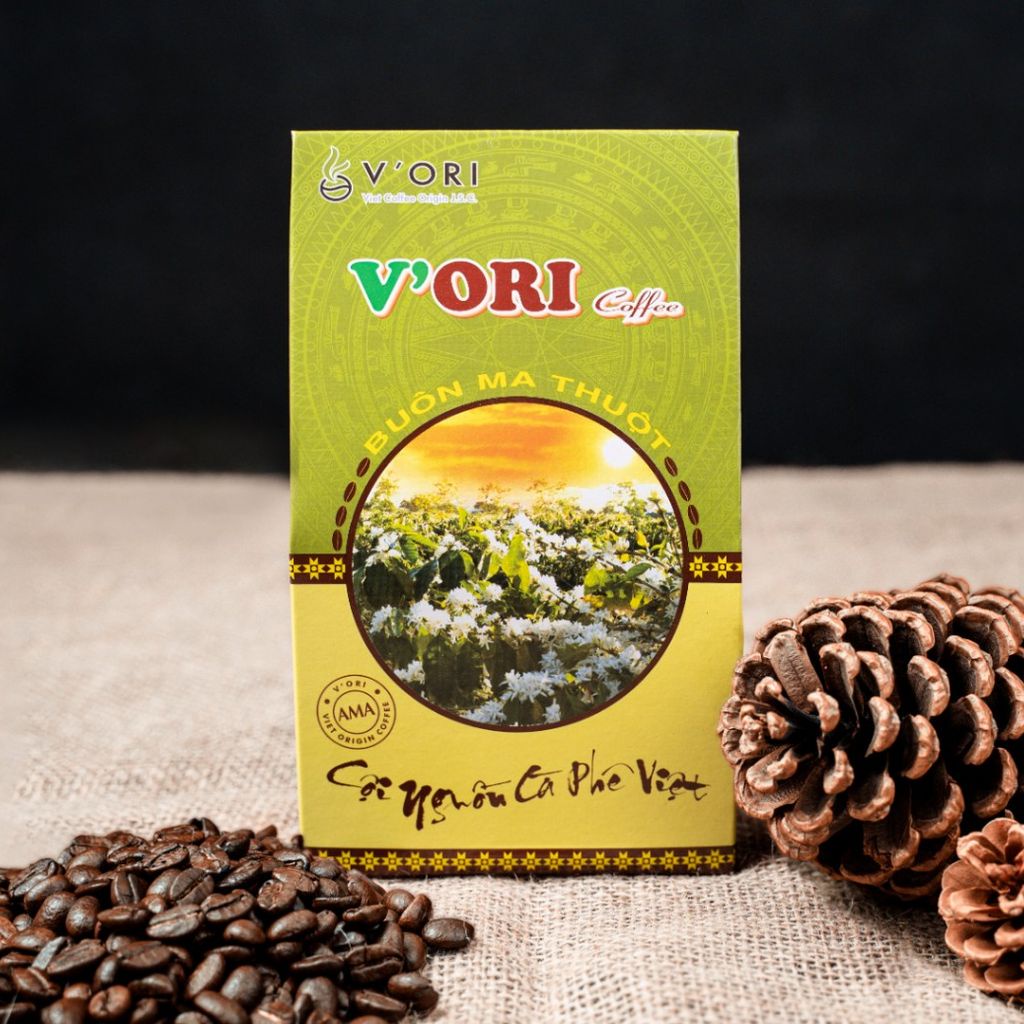 Cà phê nguyên chất Robusta AMA rang mộc,  cafe bột pha phin ngon chuẩn UTZ V'Ori | BigBuy360 - bigbuy360.vn