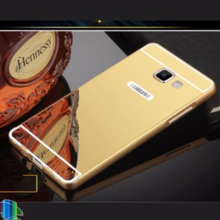 Ốp gương vàng Samsung Galaxy A5 (2017) Tặng kính cường lực