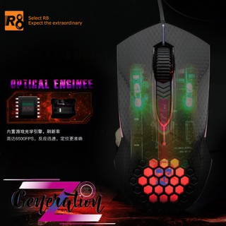 CHUỘT QUANG LED R8 (1608) - MOUSE LED R8 (1608)