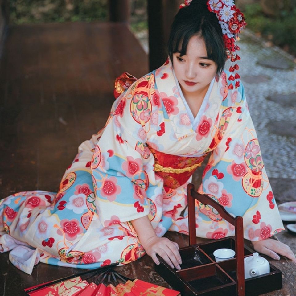 Áo Khoác Kimono Cách Tân Phong Cách Nhật Bản Cho Nữ