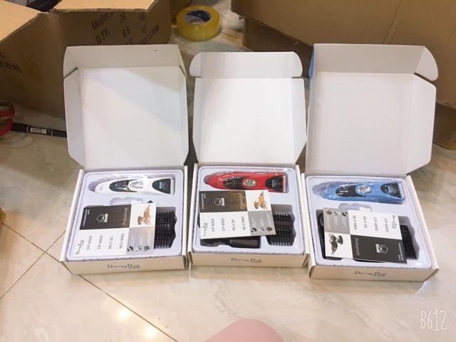 Tông Đơ máy CP-6800 PRO CẢI TIẾN - Chuyên Dụng Cắt Lông chó mèo -  Màu trắng