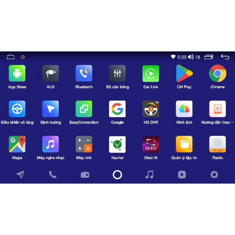 Giao diện Teyes CC3 cho Màn hình Android đẹp và tiện ích