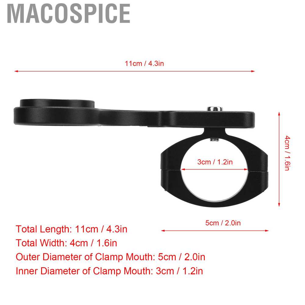 Giá đỡ camera hành trình Macospice GUB gắn tay lái xe đạp bằng hợp kim nhôm
 | BigBuy360 - bigbuy360.vn