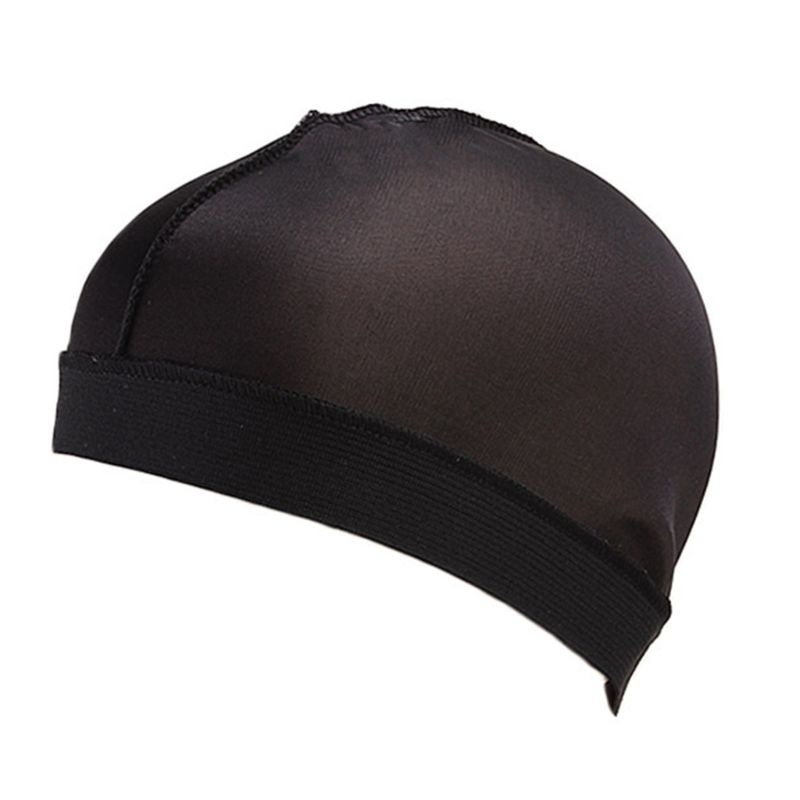 Mũ Trùm Tóc Giả Lụa Co Giãn Màu Sắc Trơn Dành Cho Nam Và Nữ