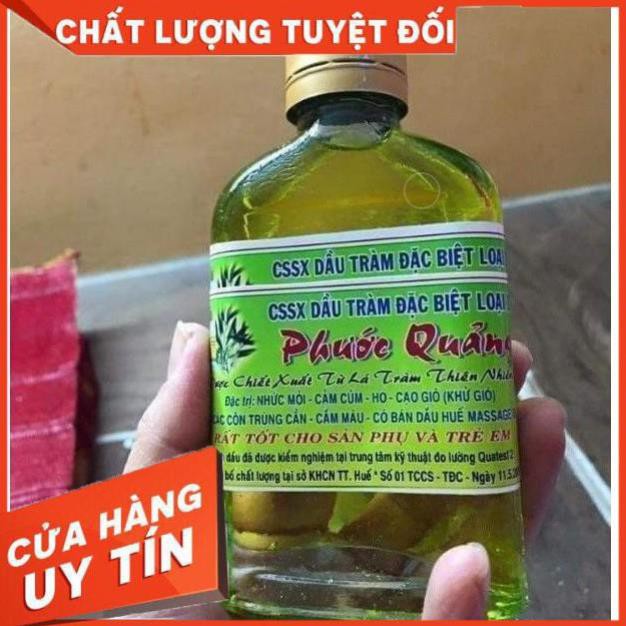 Dầu tràm Huế chai 100ml thương hiệu Phước Quảng