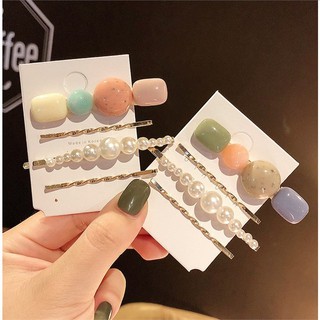 Set 4 Kẹp Tóc Kiểu Dáng Vintage