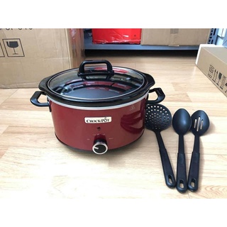 Nồi nấu chậm Crock Pot đỏ 3,5L [Hàng Đức]