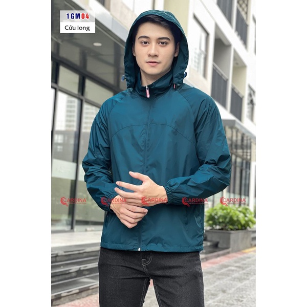 Áo gió Nam Cardina Nhật Bản, Cản gió, giữ ấm, chống thấm nước