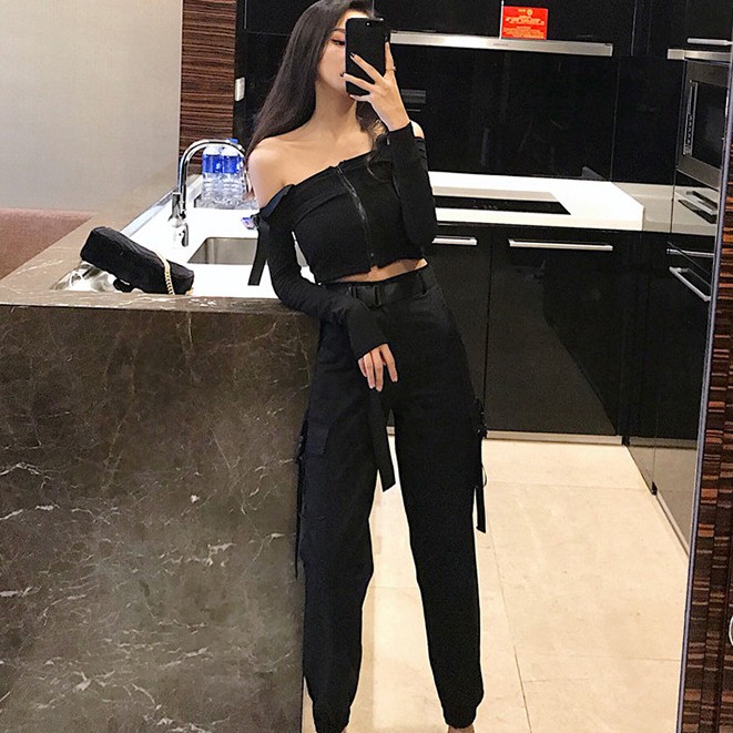 Quần Dài Ống Rộng In Họa Tiết Cá Tính Dành Cho Nữ | BigBuy360 - bigbuy360.vn