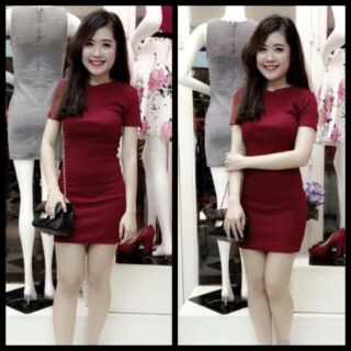 Đầm thun Thái ôm body cực tôn dáng