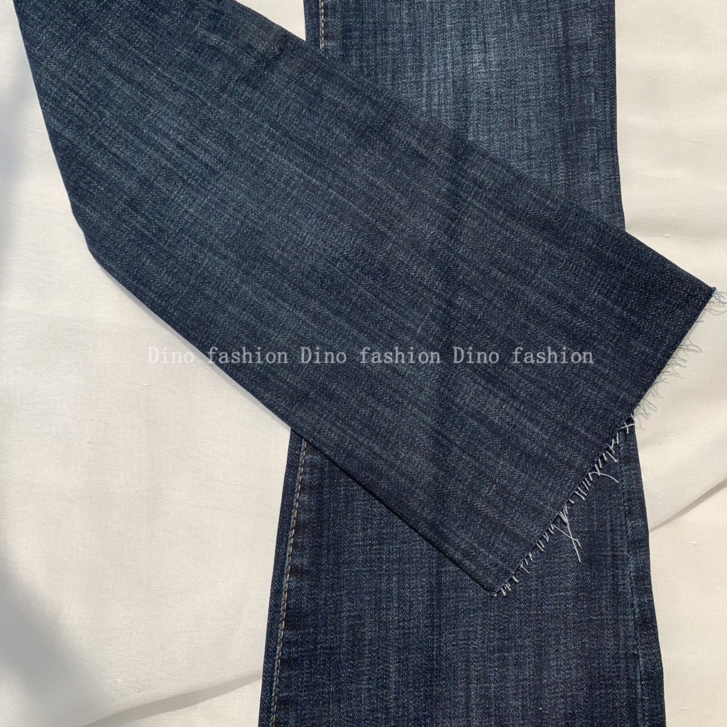 Quần Bò Nữ Quần Jean Nữ Ống Loe Tím Than Không Gấu Dino Fashion siêu nâng mông, kéo dài chân, co giãn 4chiều