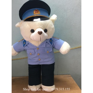 Gấu bông quân đội bộ đội pkkq 70cm