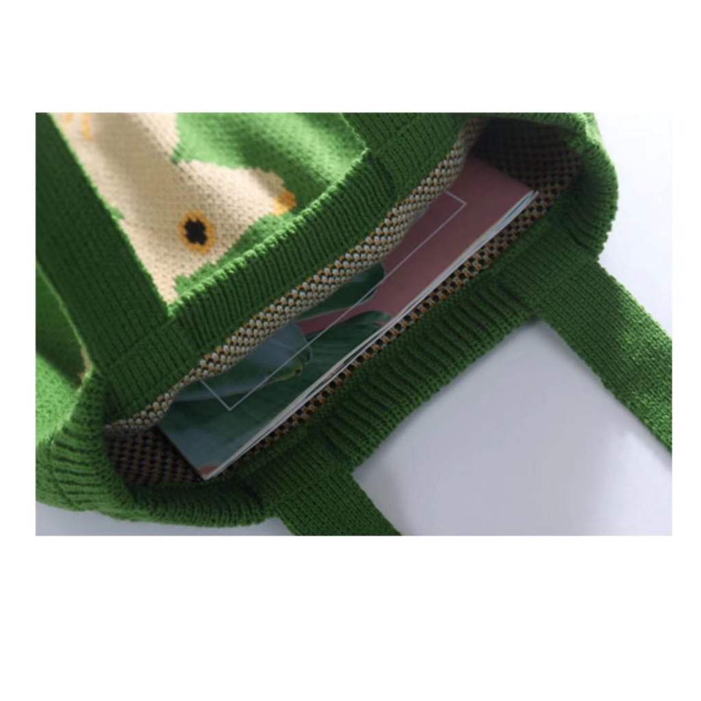 Túi Xách Đeo Vai Họa Tiết Thỏ Thời Trang Hàn Quốc Cho Nữ