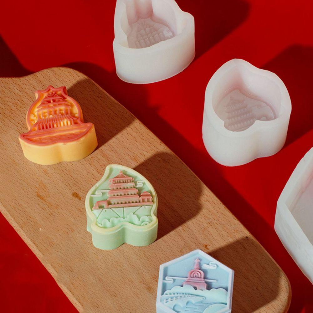 Khuôn Làm Bánh Trung Thu 3D Phong Cách Trung Hoa