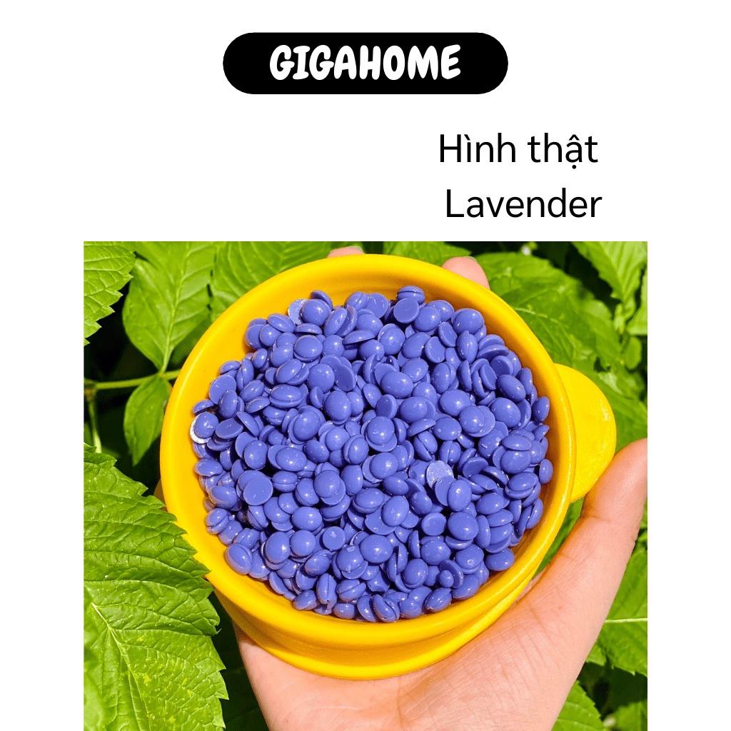 Sáp Màu Wax Lông Cao Cấp Siêu Bám Dính Không Đau Tặng Que Gạt Triệt Lông GIGAHOME Sáp Hard Beans Nhập Khẩu Túi Zip 100g