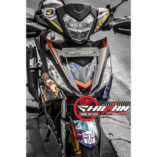 Tem Trùm Winner 150 BumBLeBee Đen Vàng