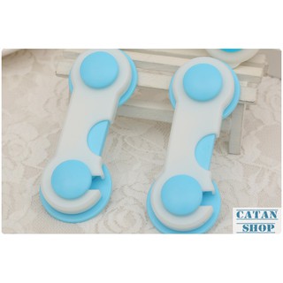 Bộ combo 4 khóa tủ lạnh, ngăn kéo bảo vệ an toàn cho bé, trẻ em BB07-KNT-T4