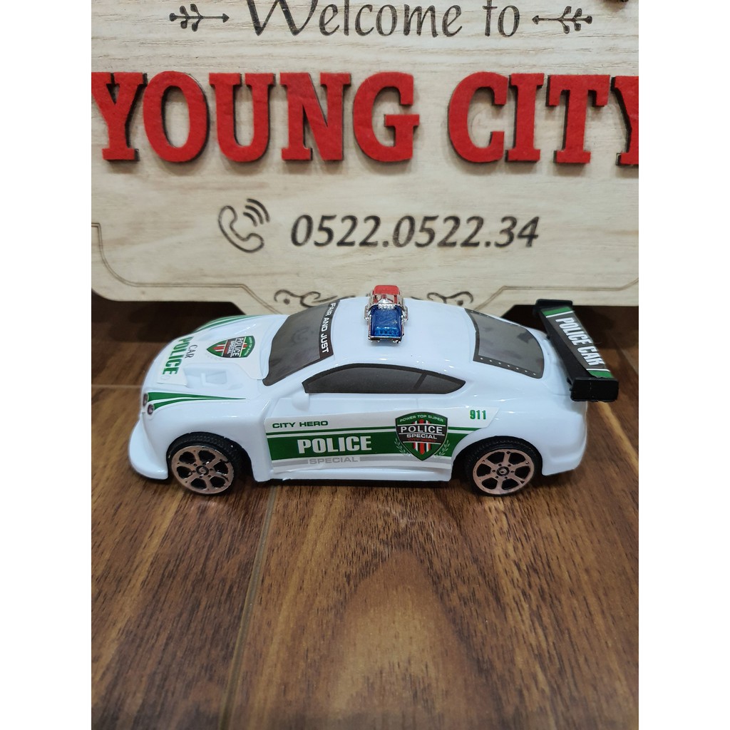Đồ chơi xe ô tô cảnh sát chạy cót Youngcityshop