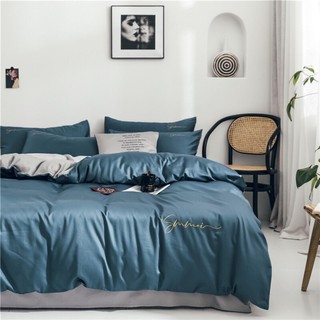 Bộ Chăn Ga Gối Lụa Tencel Sumoi Chăn Chần Bông Cao Cấp