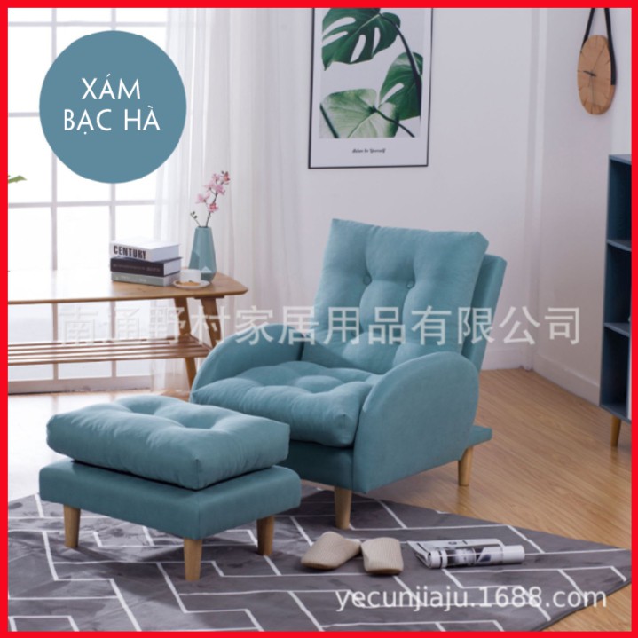 [ HÀNG MỚI ] Ghế sofa thư giãn tặng kèm đôn