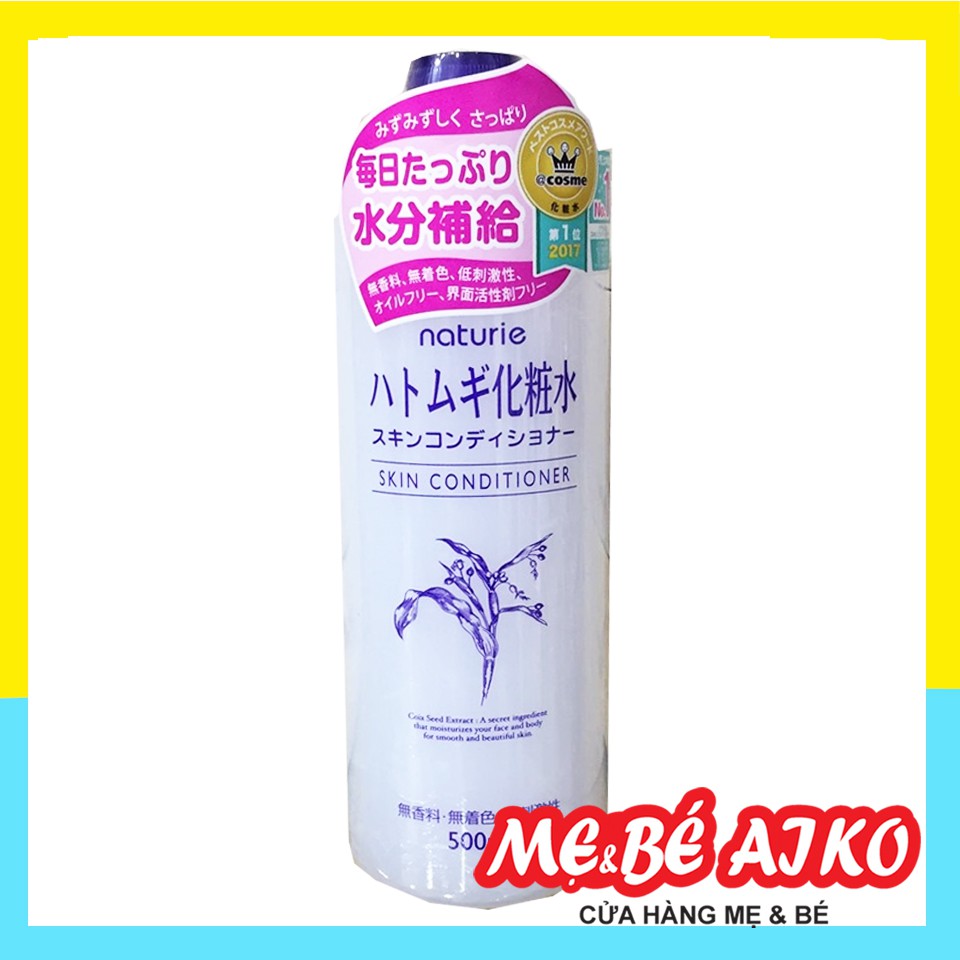 Nước Hoa Hồng - Lotion Dưỡng Da Naturie Hatomugi Skin Conditioner 500ml
