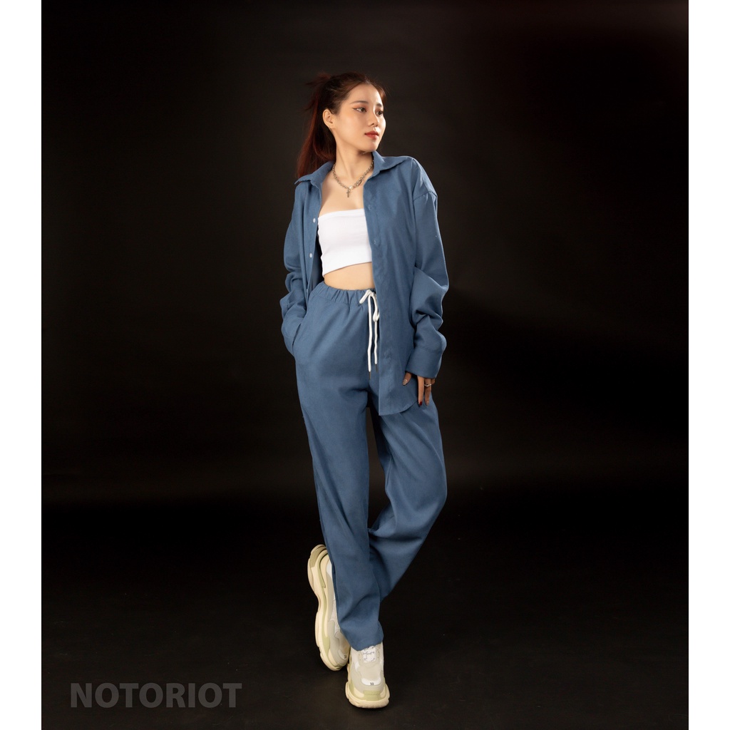 Set Quần Aó Flannel Nam Nữ Notoriot [HÌNH ẢNH THẬT] | BigBuy360 - bigbuy360.vn