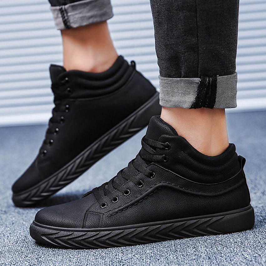 Giày nam cổ cao, giày sneaker nam cổ cao, đế cao su êm chân thoải mái chống trơn ZATA-SKS01