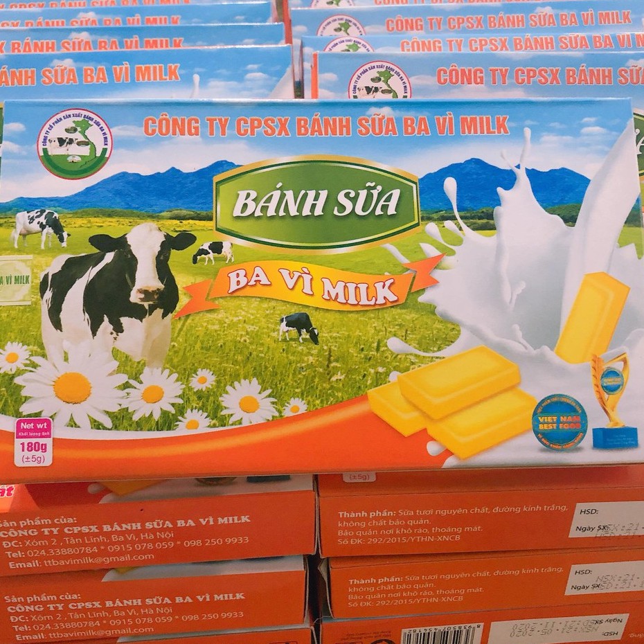 Bánh sữa bò Ba Vi-Đậm vị Sữa