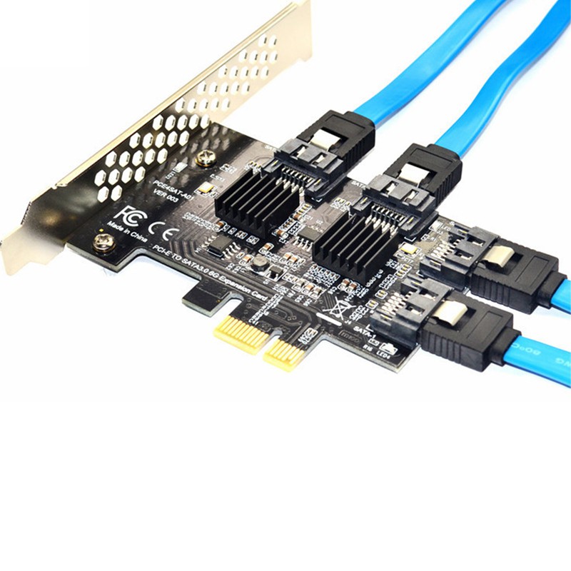 Card Mở Rộng W5Vn Pci-E Sang Sata3.0 Với 4 Cổng Dành Cho Ổ Cứng Ipfs | BigBuy360 - bigbuy360.vn