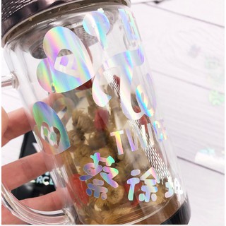 Sticker hologram Black Pink phản quang