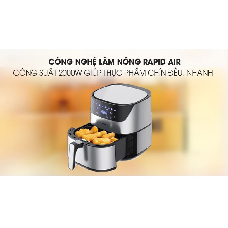 Nồi chiên không dầu 5 lít Hafele AF-T5A / 535.43.712 2000W - Hàng chính hãng