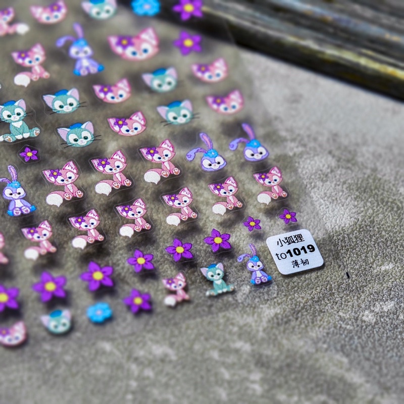 sticker lụa 5d cao cấp con gấu hoạt hình