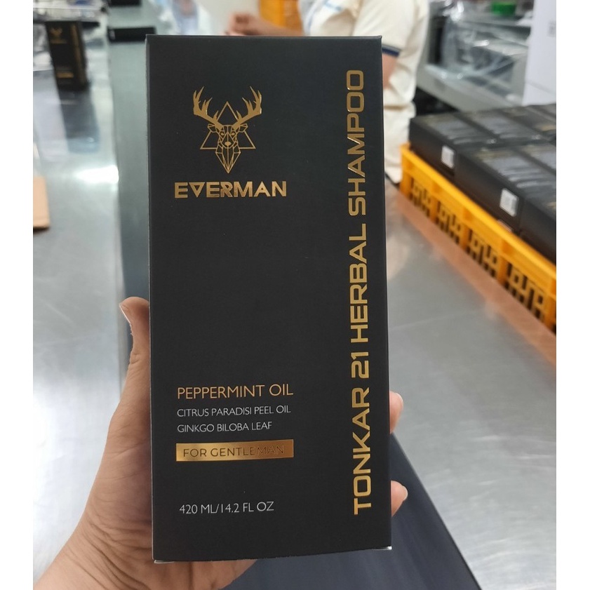 Dầu gội thảo dược dành cho nam thương hiệu Everman