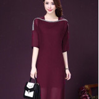 Đầm quý bà kết đá quý phái - khvd225187