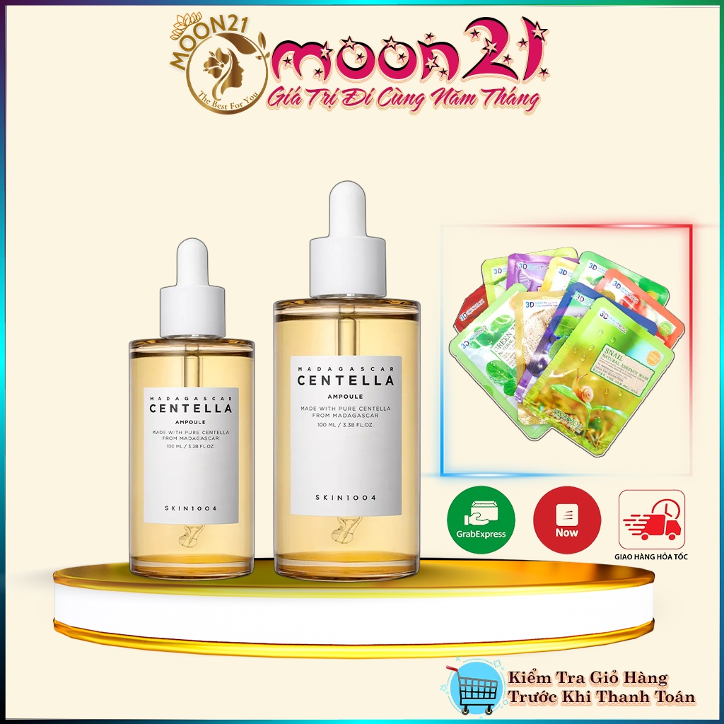 Tinh Chất Rau Má Skin1004 Centella Serum Dưỡng Ẩm Ngừa Mụn Phục Hồi Da Nhạy Cảm Madagascar Centella Ampoule MOON21