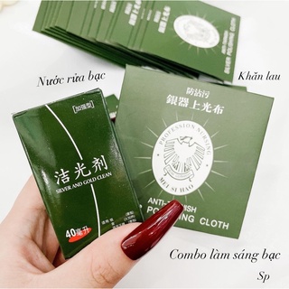 nước rửa, khăn lau làm sáng trang sức bạc - Trang sức Vàng Bạc Hoà Thảo