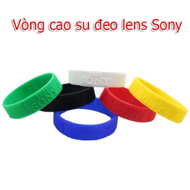 Vòng cao su đeo lens sony