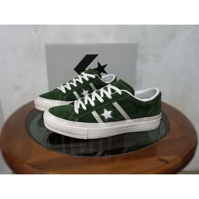 Giày Thể Thao Converse One Star Academy Green Da Lộn Thiết Kế Dễ Thương