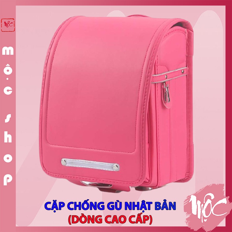 Cặp chống gù cao cấp Nhật Bản BL114 Da PU, khóa tự động cho học sinh lớp 1-6