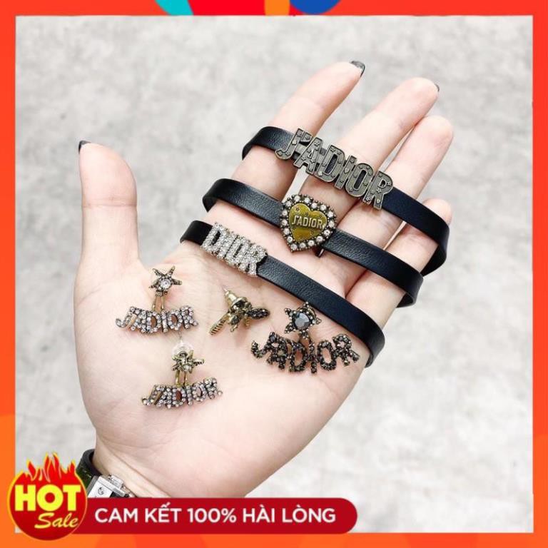 Choker dây mặt đá Ảnh thật - Sản phẩm có sắn